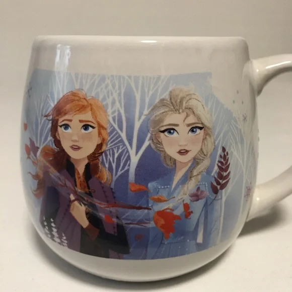 Disney Tea Cup Coffee Mug Frozen II ANNA ELSA Trust your journey 2019 EUC - Picture 7 of 7